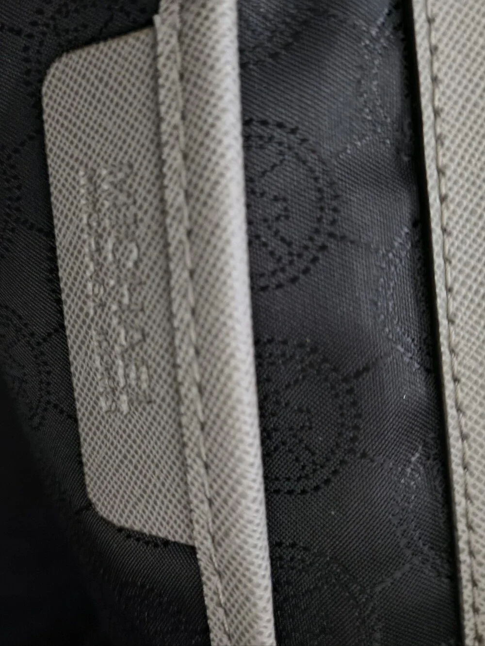 Michael Kors Grey, White and Black Panel Tote